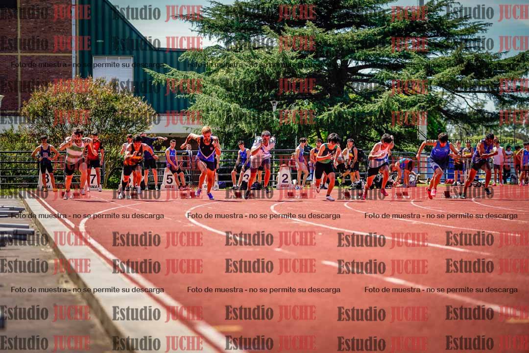Fotos de los 100 m de varones
