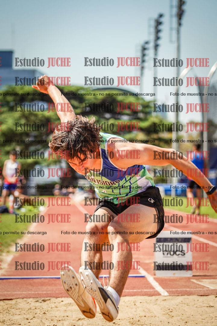 Fotos del salto en largo de varones - (incluye octatlón)