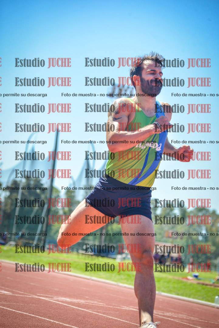 Fotos de los 100 m llanos de varones