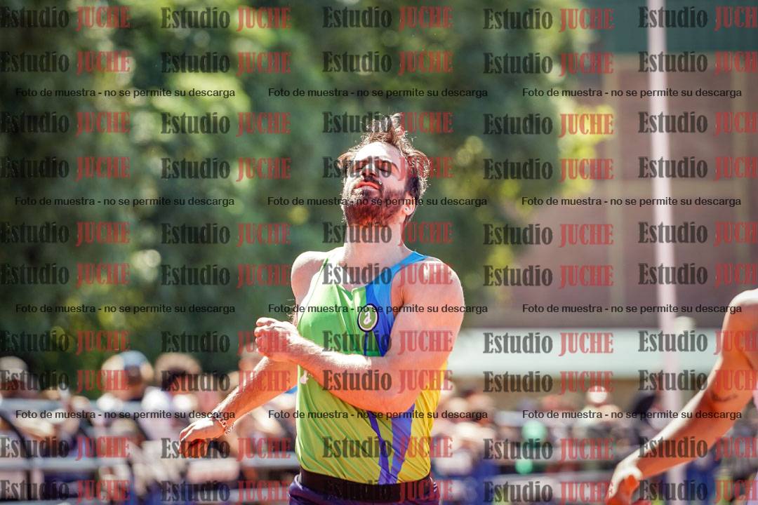 Fotos de los 100 m llanos de varones