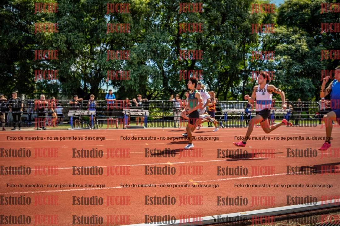 Fotos de los 100 m de varones