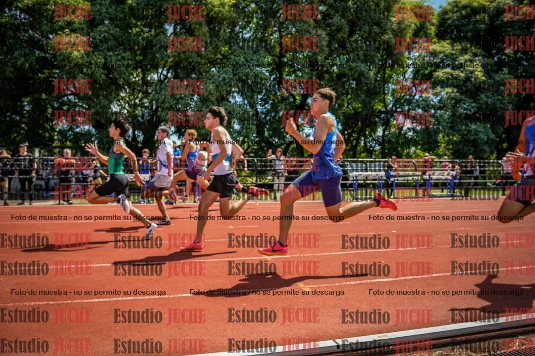 Fotos de los 100 m de varones