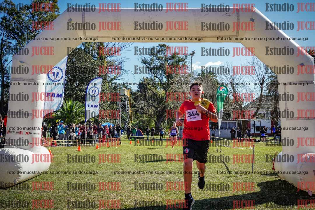 Fotos de la llegada del cross de 1500 m