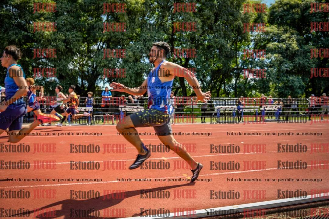 Fotos de los 100 m de varones
