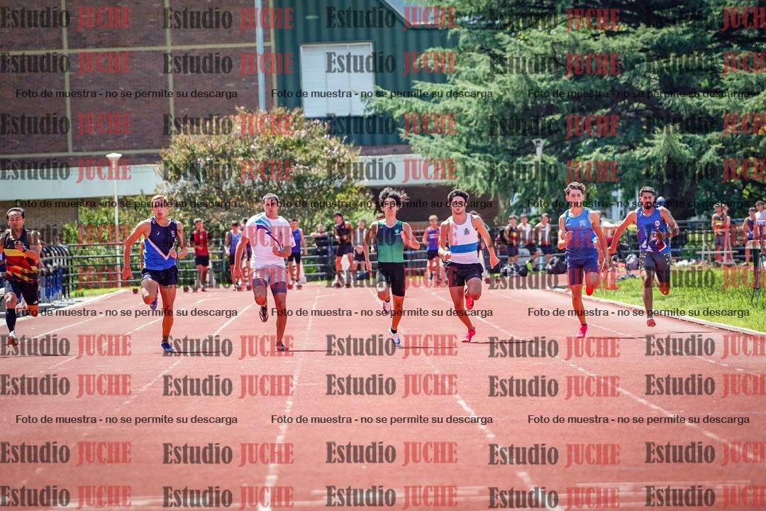 Fotos de los 100 m de varones