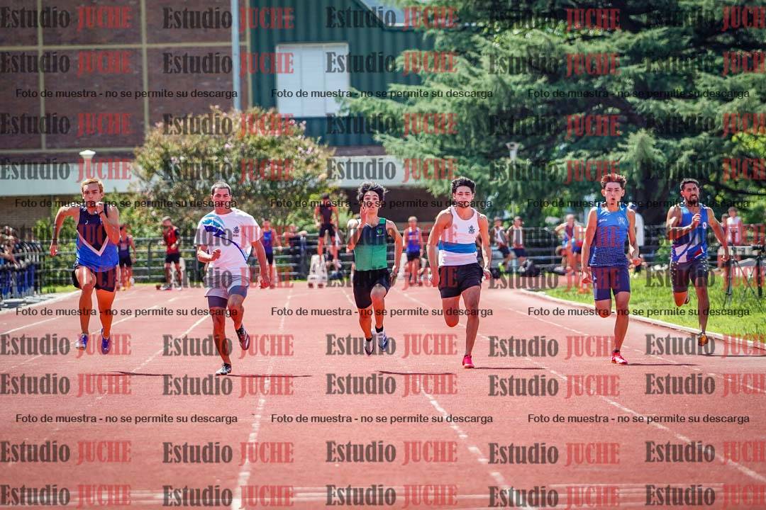 Fotos de los 100 m de varones