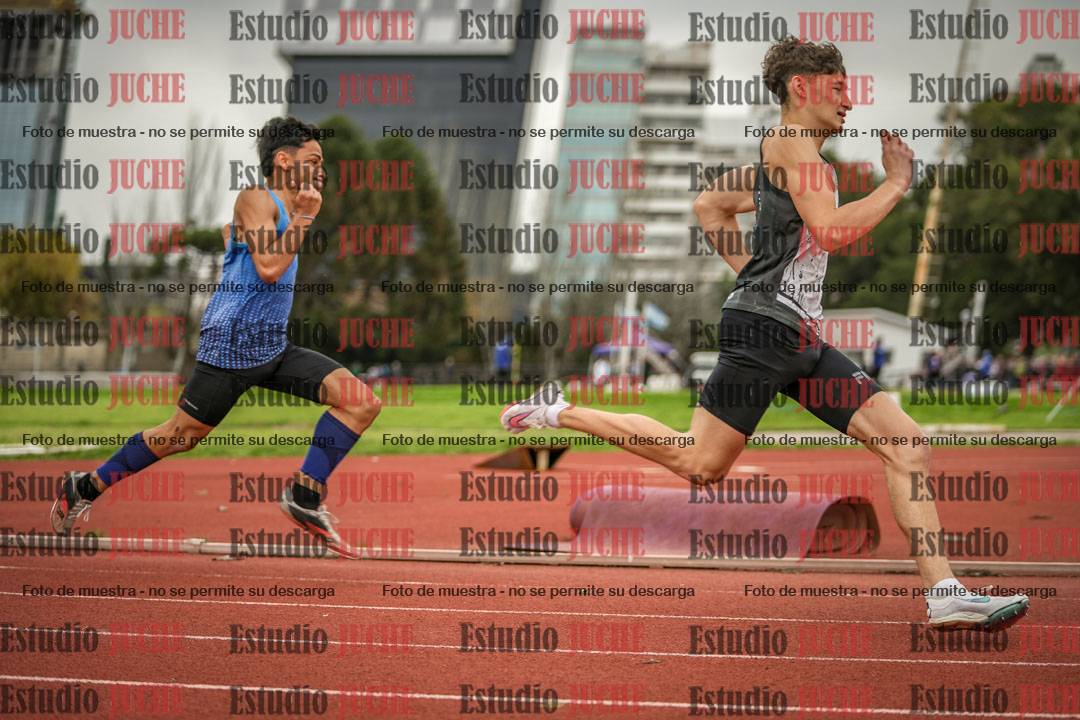 Fotos de los 200 m llanos de varones