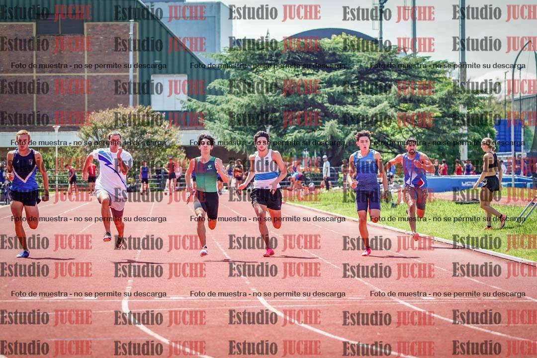 Fotos de los 100 m de varones