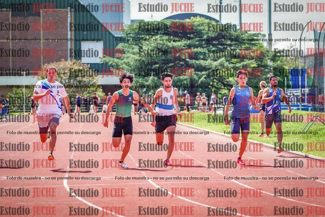 Fotos de los 100 m de varones