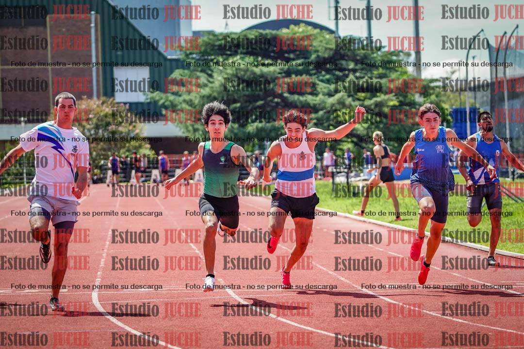 Fotos de los 100 m de varones