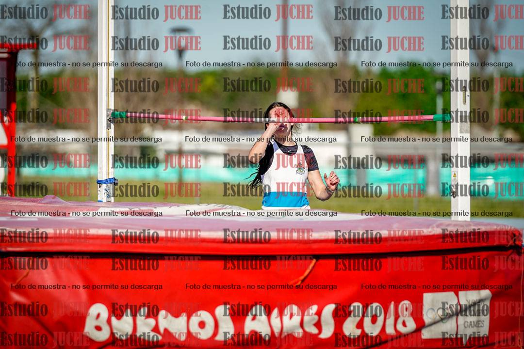 Fotos del salto en alto de mujeres y varones - U15