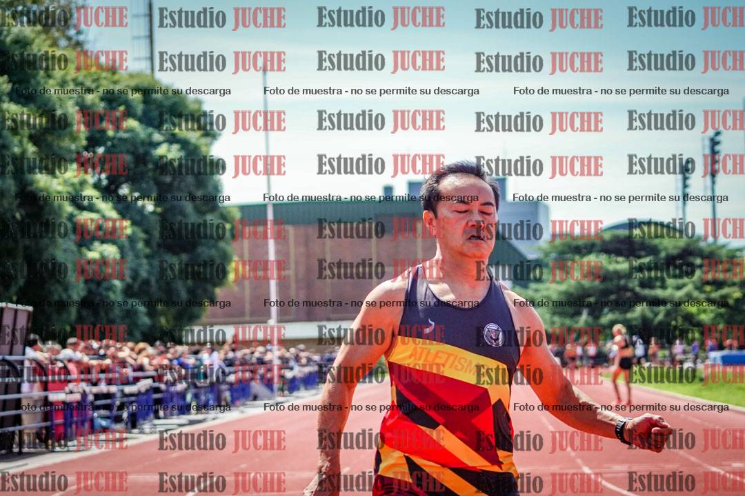 Fotos de los 100 m de varones