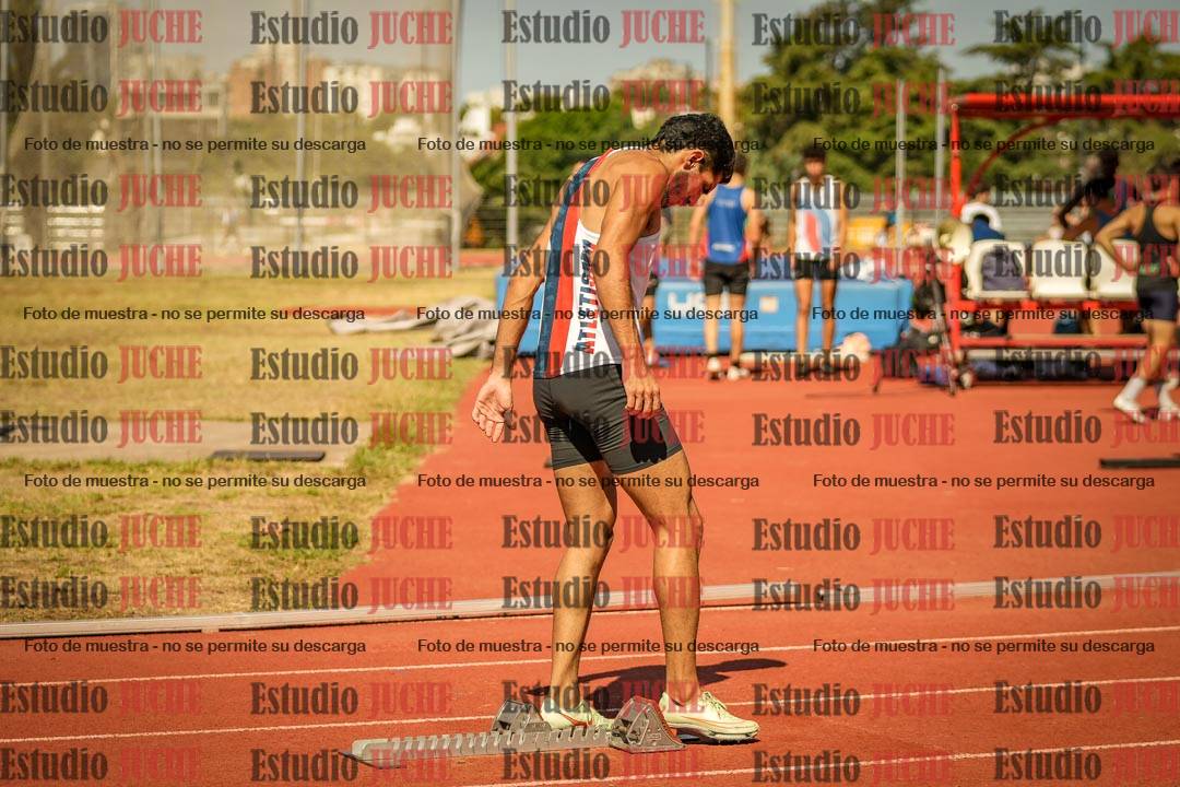 Fotos de los 400 m llanos de varones