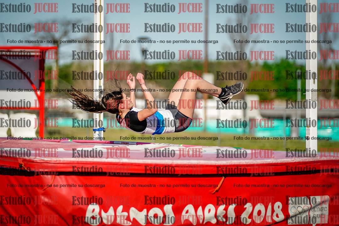 Fotos del salto en alto de mujeres y varones - U15