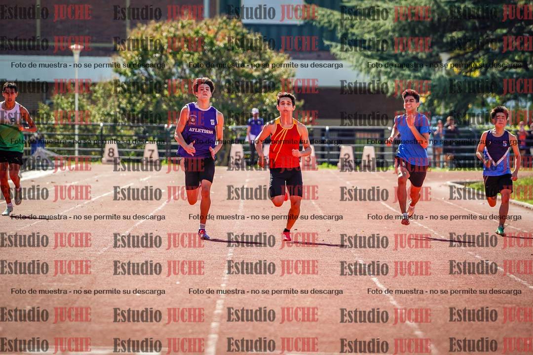 Fotos de los 200 m llanos de varones