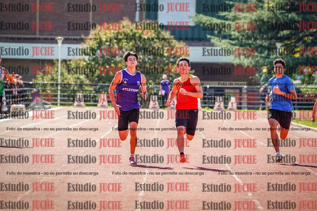Fotos de los 200 m llanos de varones