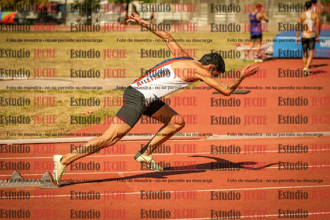 Fotos de los 400 m llanos de varones