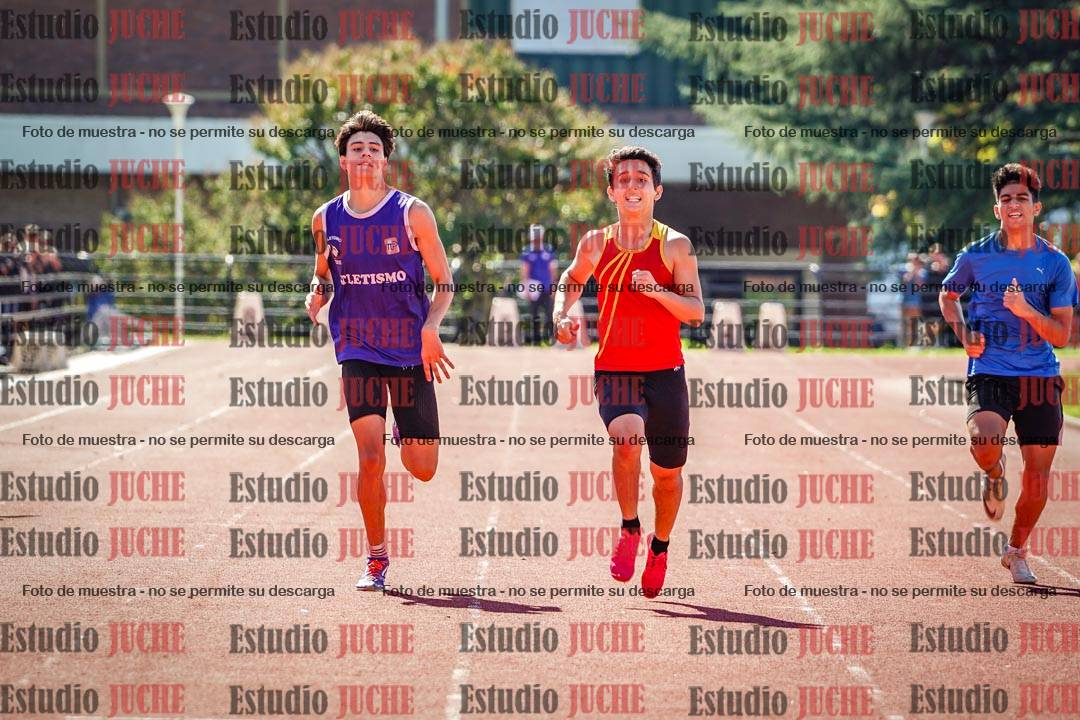 Fotos de los 200 m llanos de varones