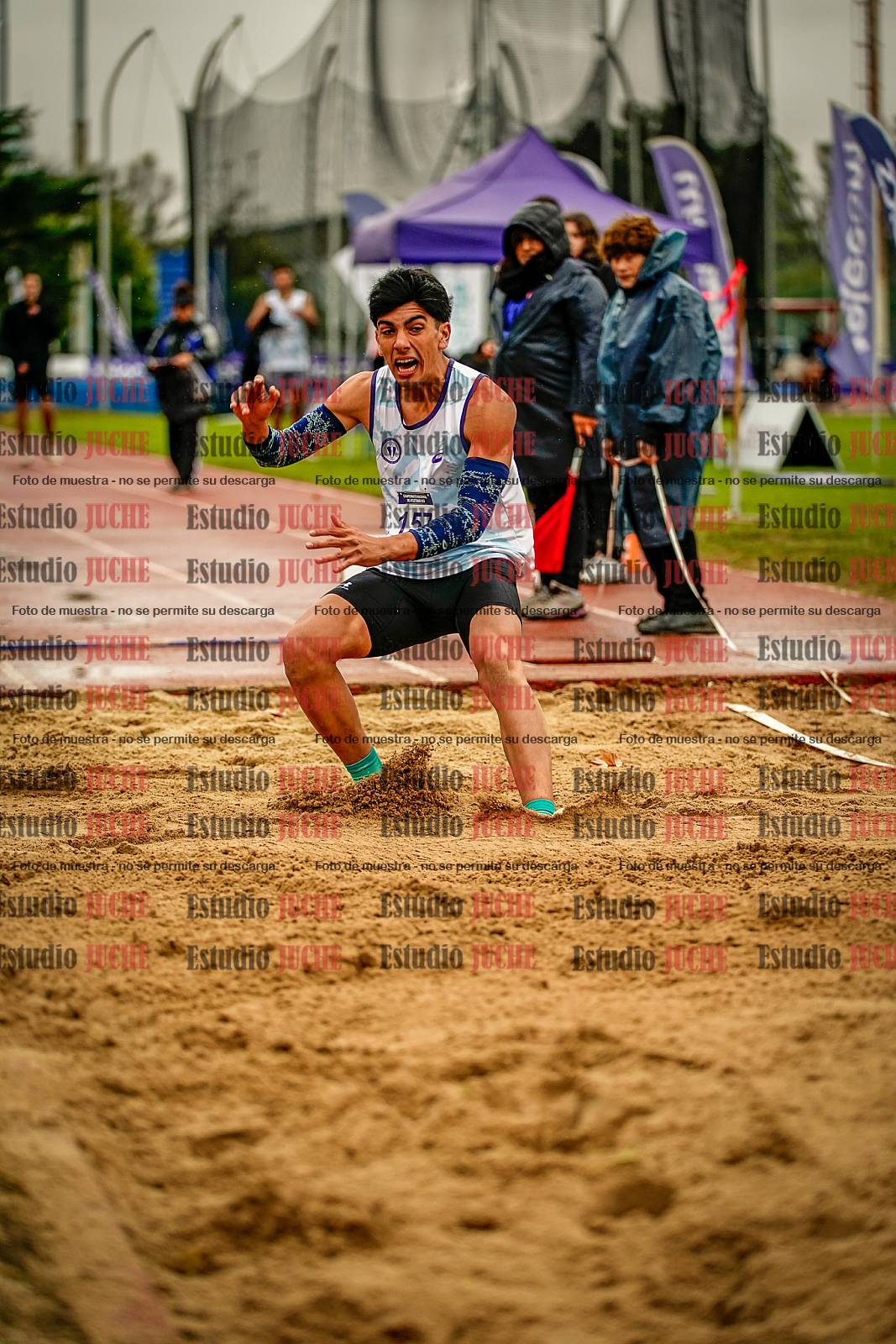 Fotos del salto en largo de varones - decatlón 2