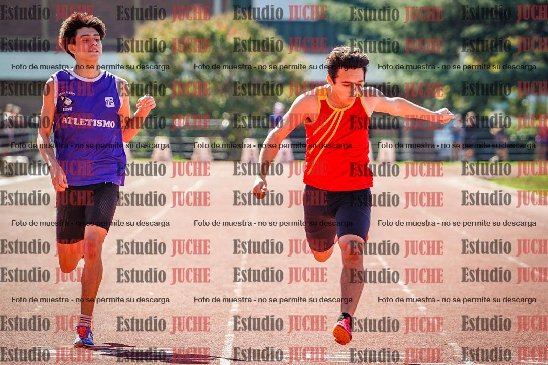 Fotos de los 200 m llanos de varones