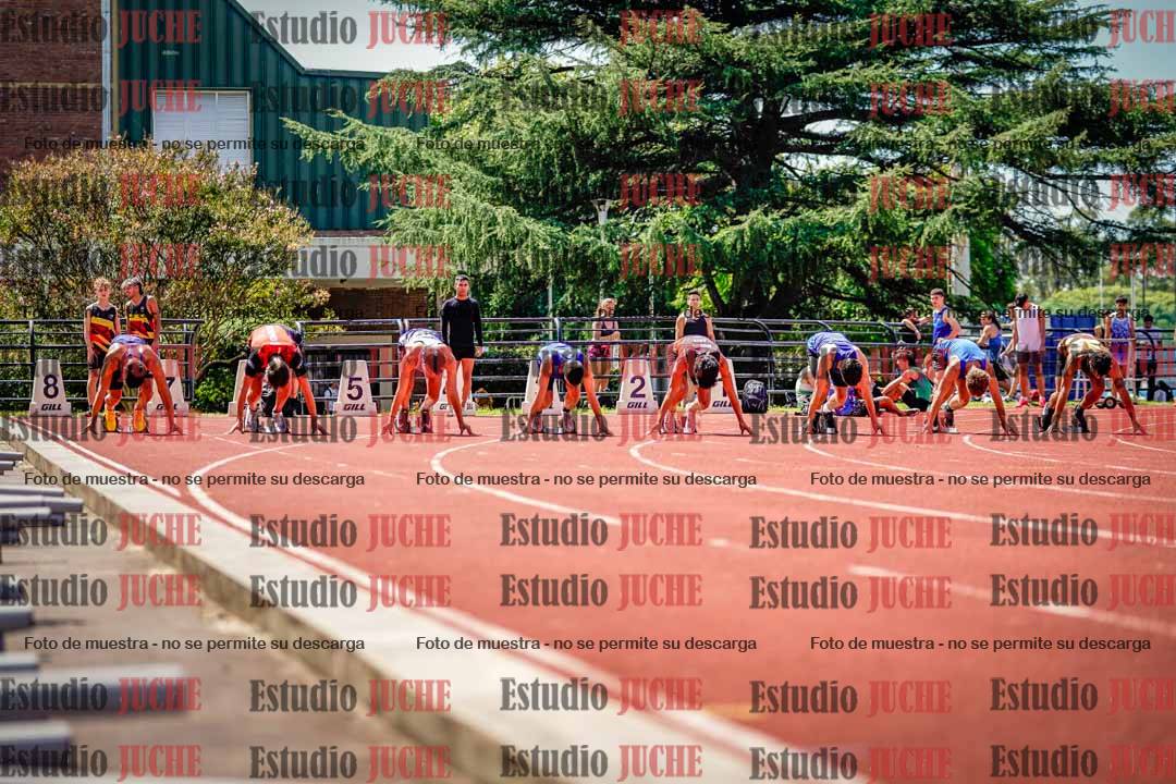Fotos de los 100 m de varones