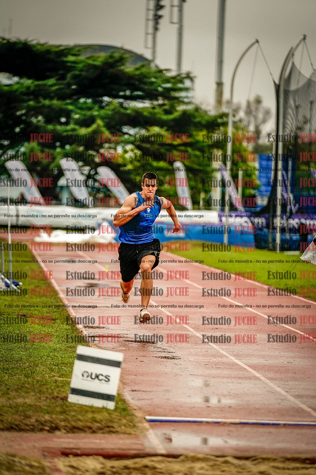 Fotos del salto en largo de varones - decatlón 2