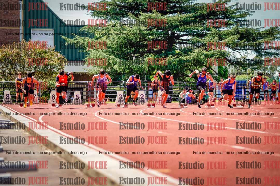 Fotos de los 100 m de varones