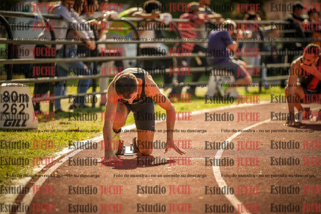 Fotos de los 400 m llanos de varones