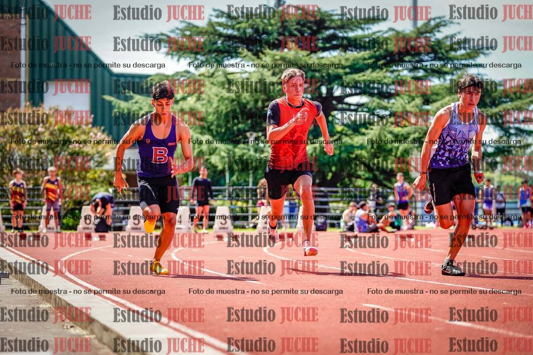 Fotos de los 100 m de varones