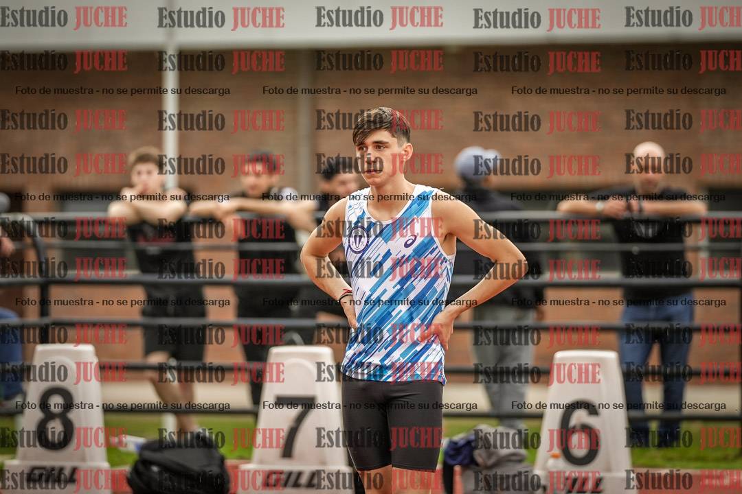 Fotos de los 100 m llanos de varones - FINAL