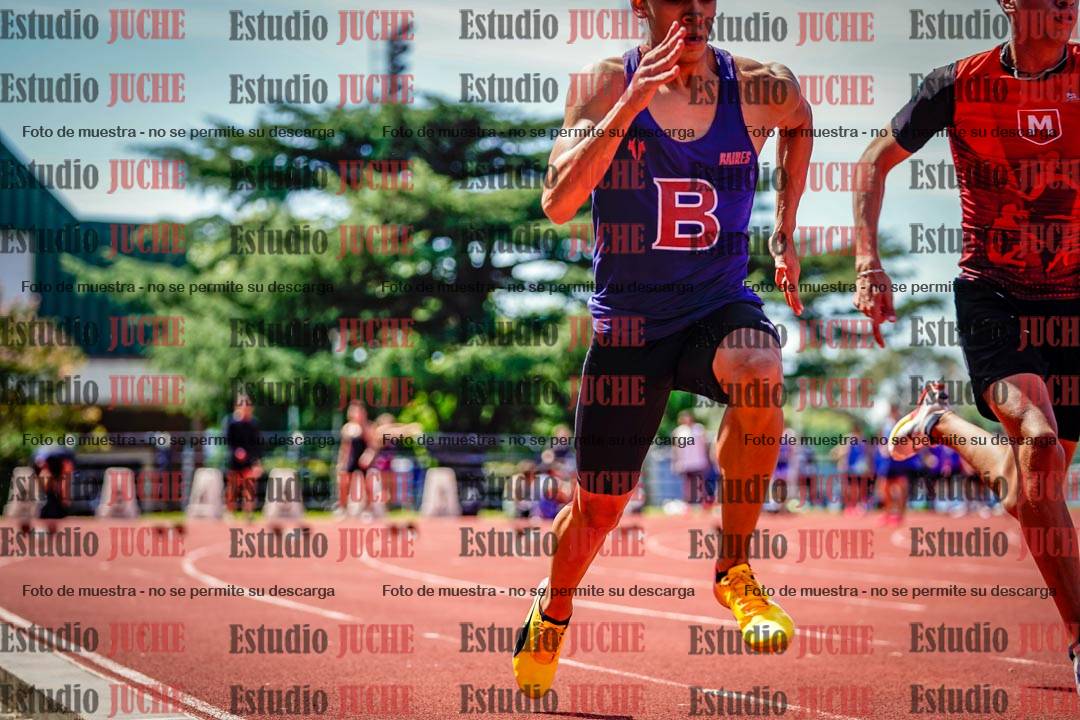 Fotos de los 100 m de varones