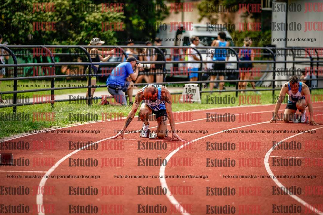 Fotos de los 400 m llanos de varones