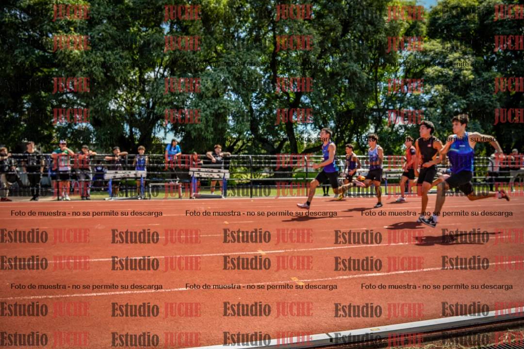Fotos de los 100 m de varones