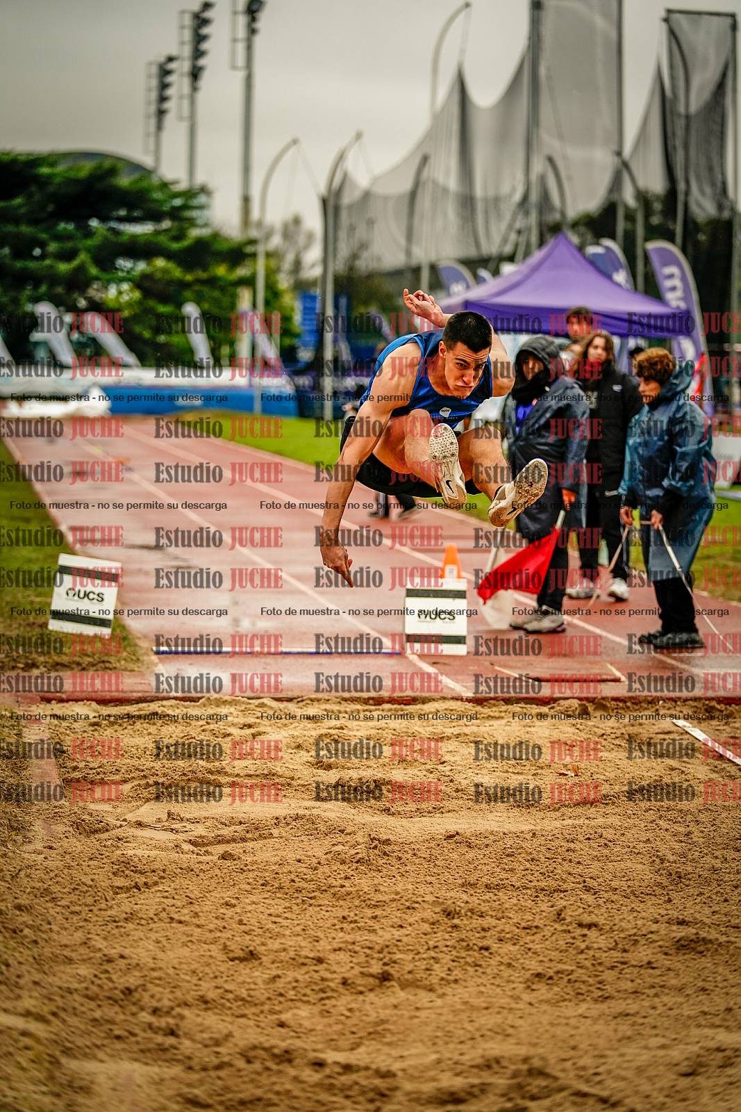 Fotos del salto en largo de varones - decatlón 2