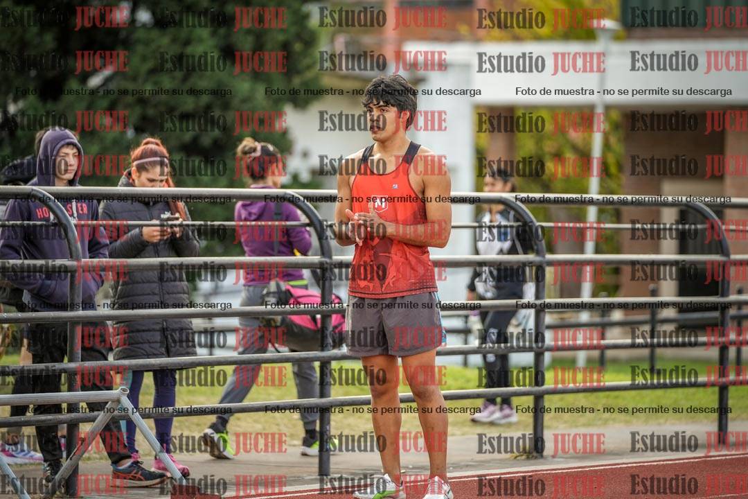 Fotos de los 100 m llanos de varones - FINAL