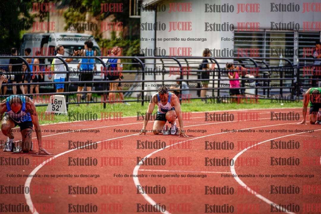 Fotos de los 400 m llanos de varones