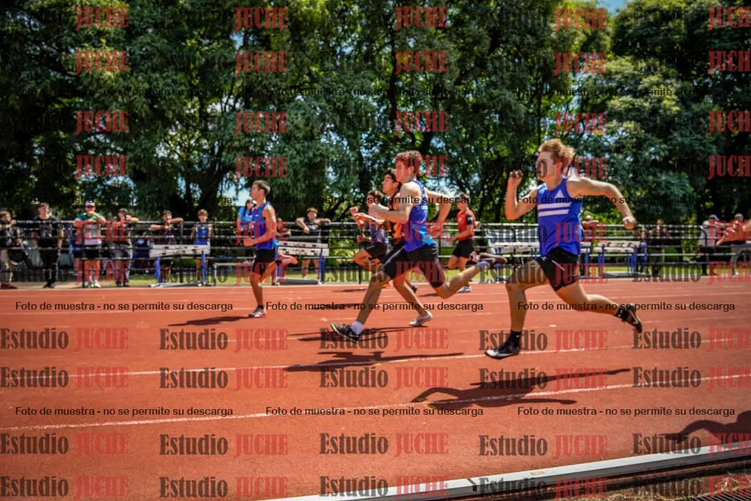 Fotos de los 100 m de varones