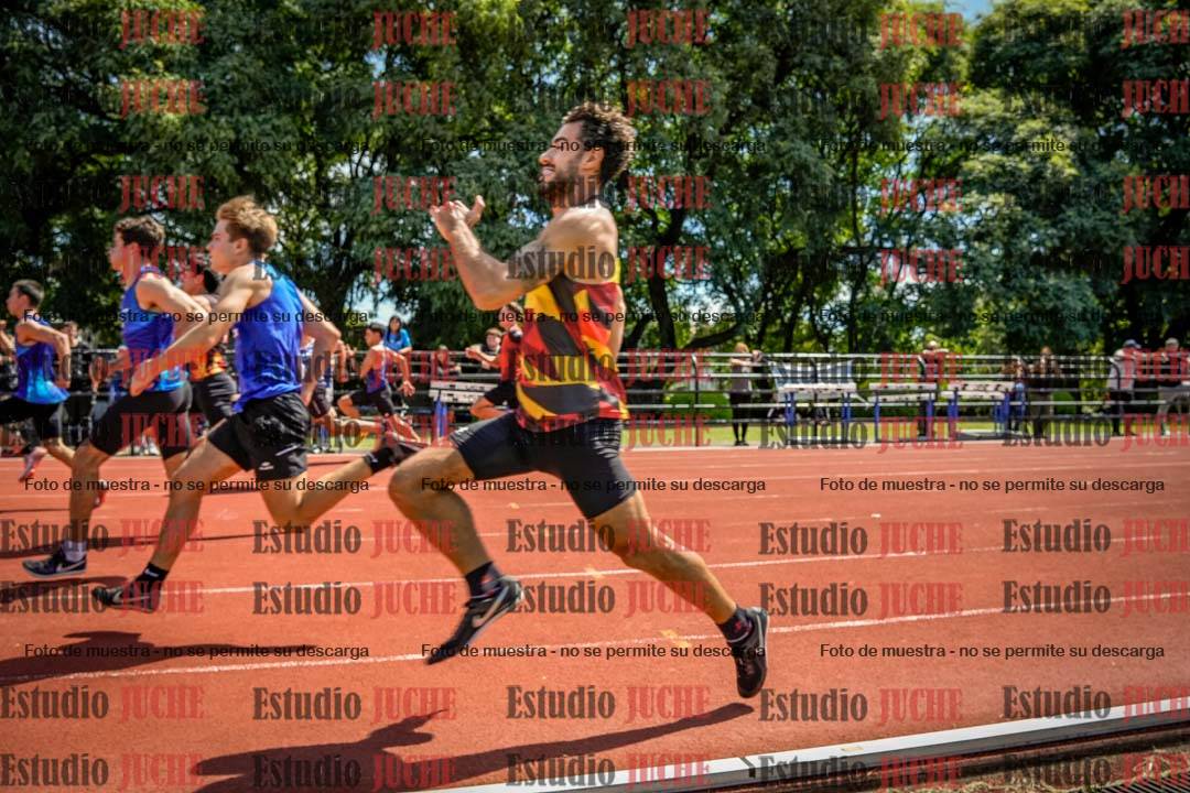 Fotos de los 100 m de varones