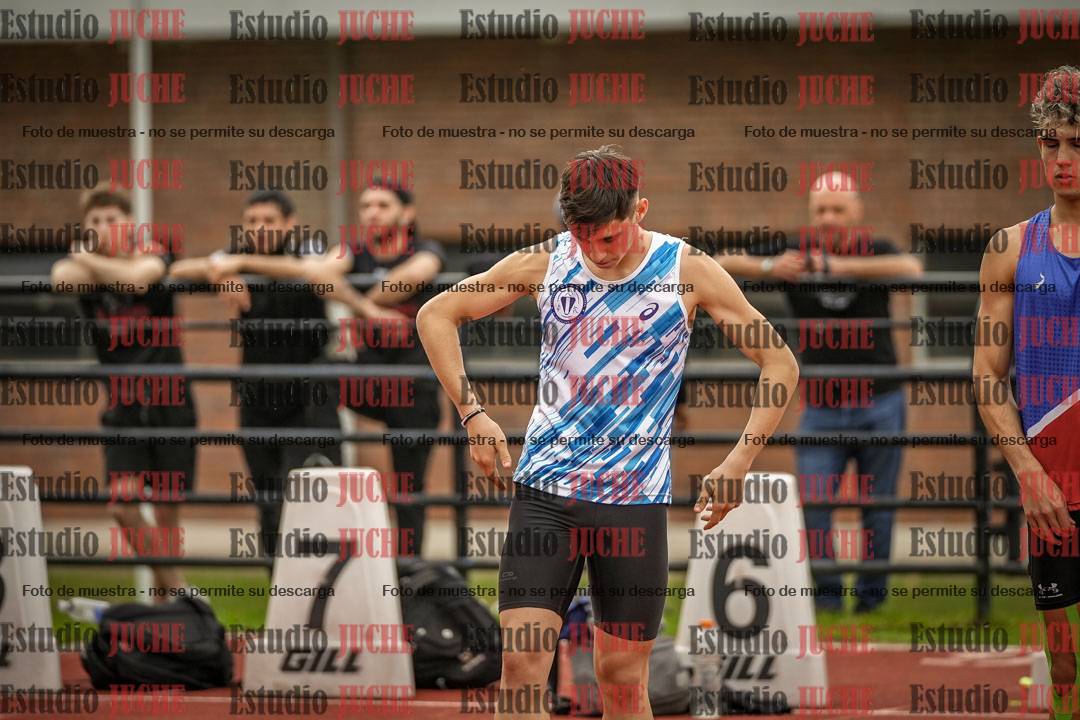 Fotos de los 100 m llanos de varones - FINAL
