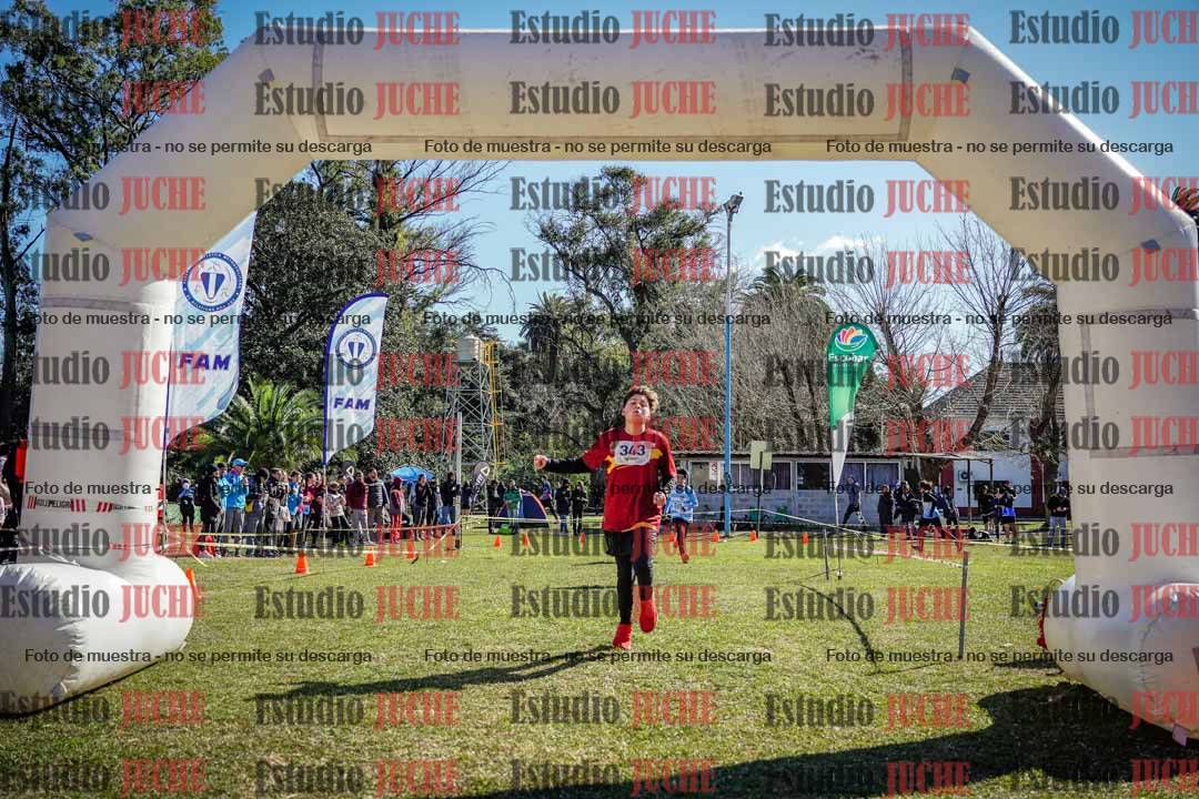Fotos de la llegada del cross de 1500 m