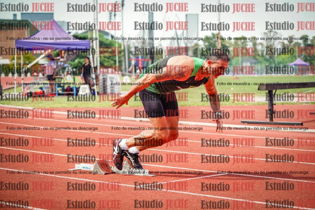 Fotos de los 400 m llanos de varones