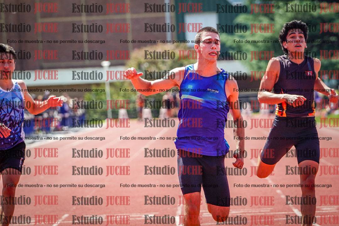 Fotos de los 100 m de varones