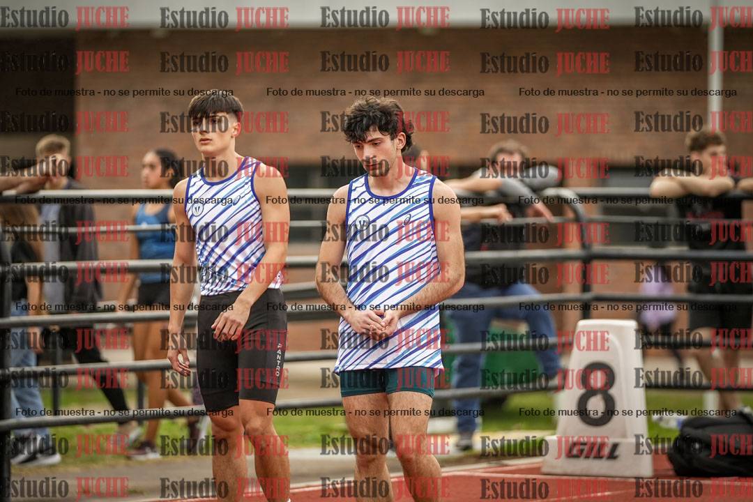 Fotos de los 100 m llanos de varones - FINAL