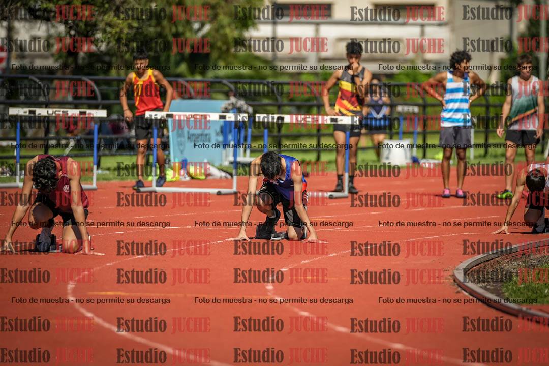 Fotos de los 200 m llanos de varones