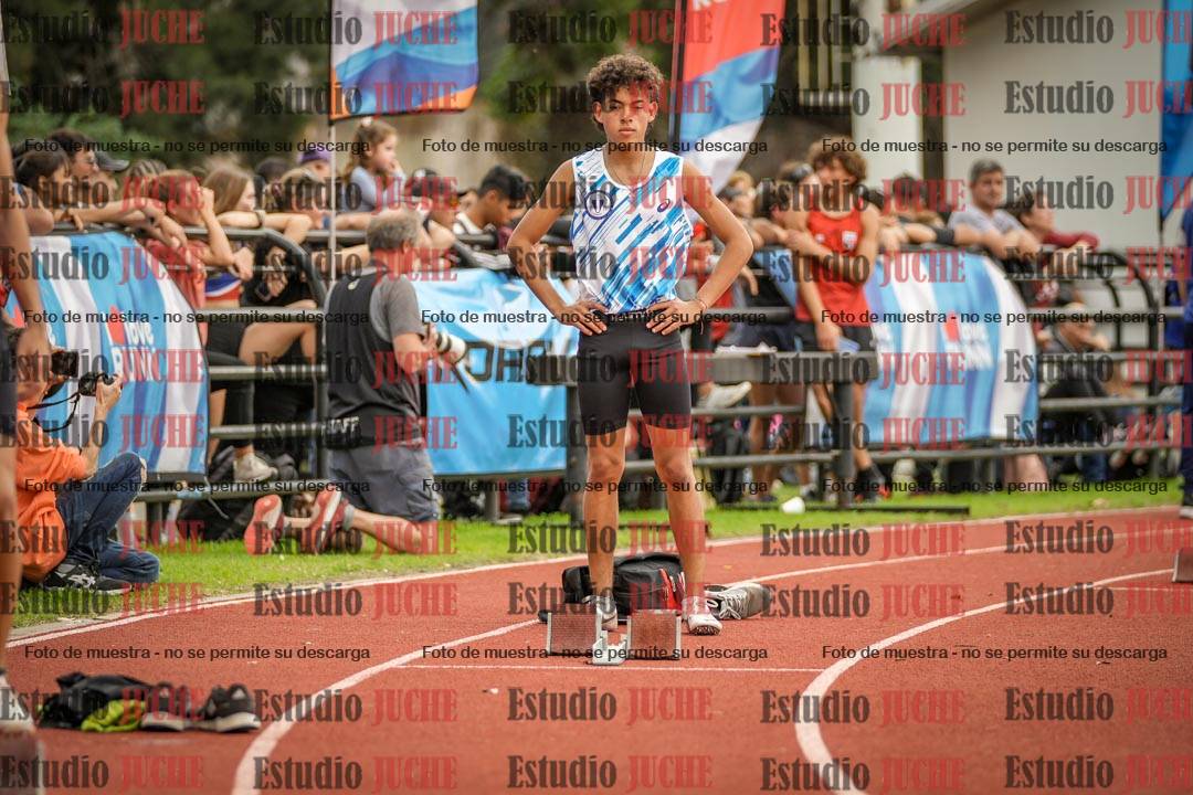 Fotos de los 400 m llanos de varones - FINAL