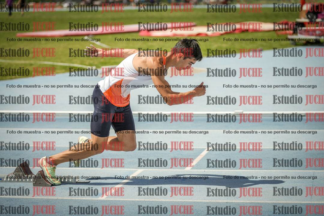 Fotos de los 400 m llanos de varones