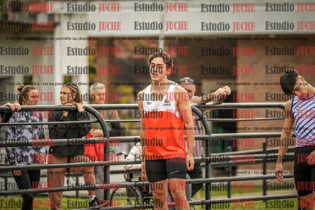 Fotos de los 100 m llanos de varones - FINAL