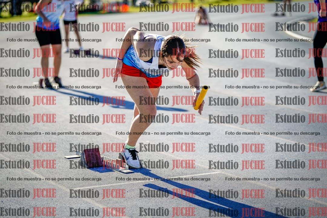 Fotos de las postas 5x80 m de mujeres