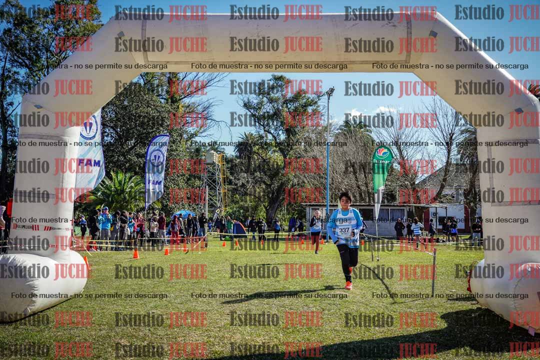 Fotos de la llegada del cross de 1500 m