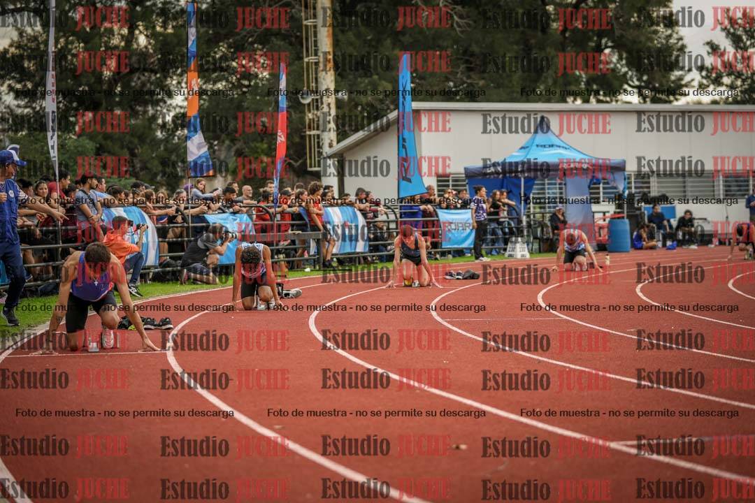 Fotos de los 400 m llanos de varones - FINAL